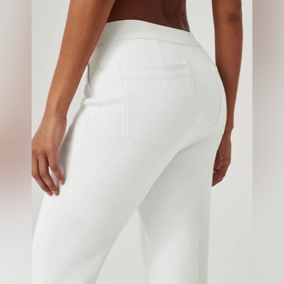 SPANX NWT Women’s On-the-Go  Straight Pant | Color: White | Sz: M - Picture 7 of 16